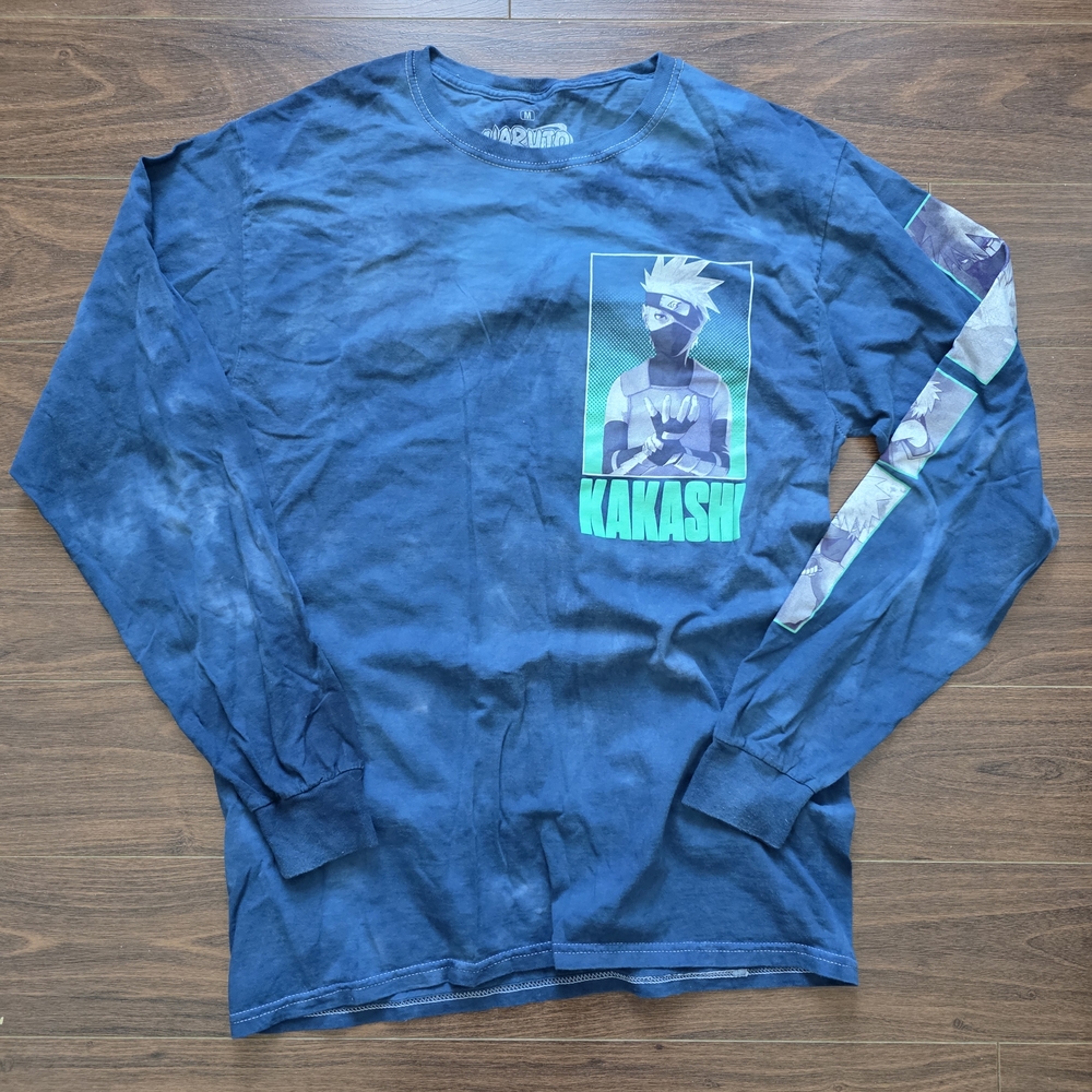 3 For 15 Naruto Ripple Junction Navy Graphic Long Sleeve Tee